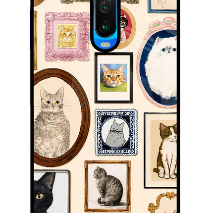 Mirror Cats Poco X2 Glass Case Back Cover by Casekaro
