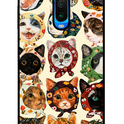 Cool Cat Poco X2 Glass Case