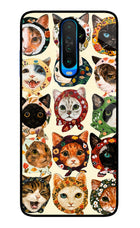 Cool Cat Poco X2 Glass Case