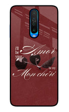 Velvet Cherry Poco X2 Glass Case