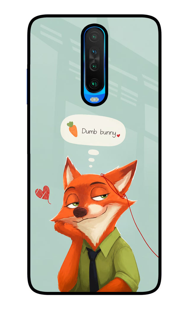 Nick Charm Poco X2 Glass Case