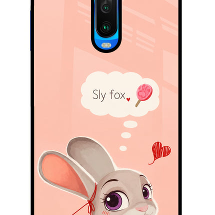 Judy Charm Poco X2 Glass Case