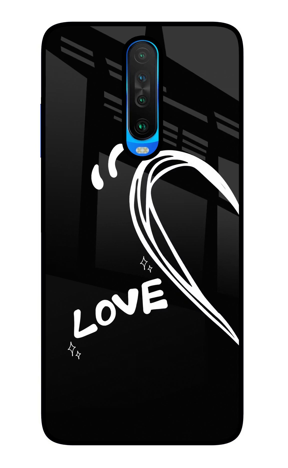 Love Line Poco X2 Glass Case