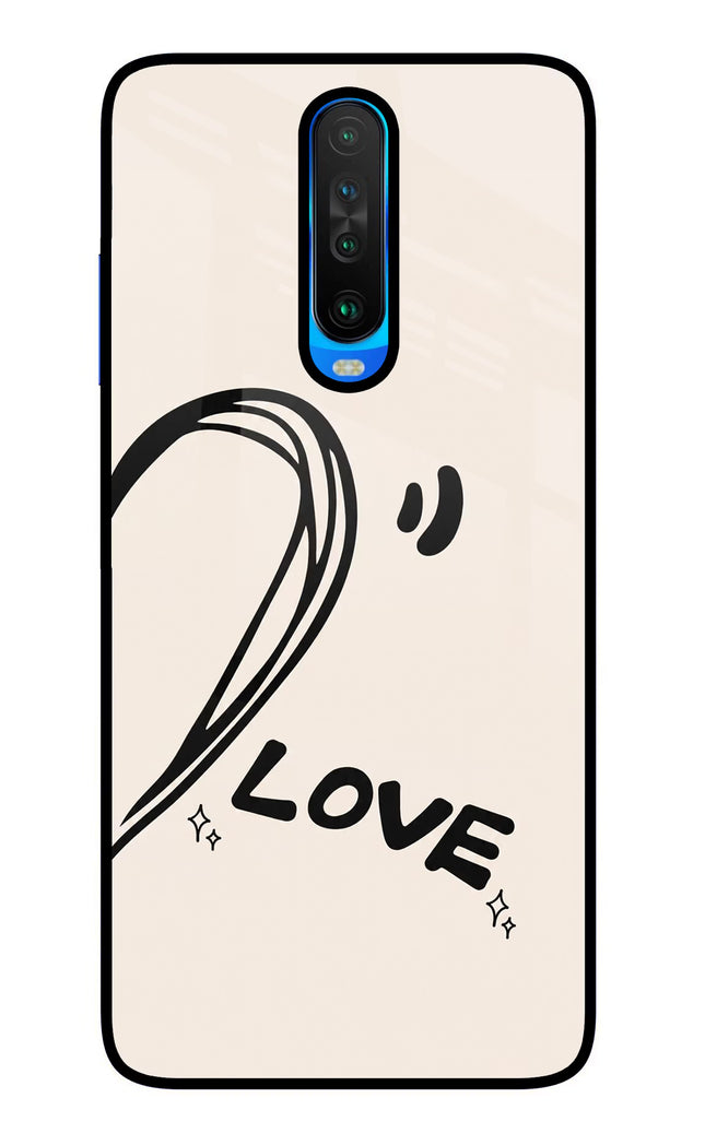 Soul Line Poco X2 Glass Case Back Cover by Casekaro