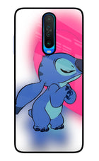 Stitch Hug Poco X2 Glass Case