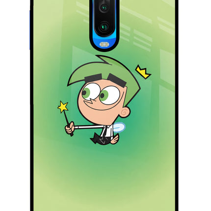 Cosmo Magic Poco X2 Glass Case Back Cover by Casekaro