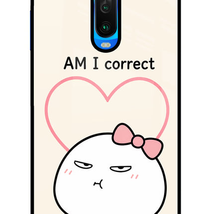 Always Right Poco X2 Glass Case