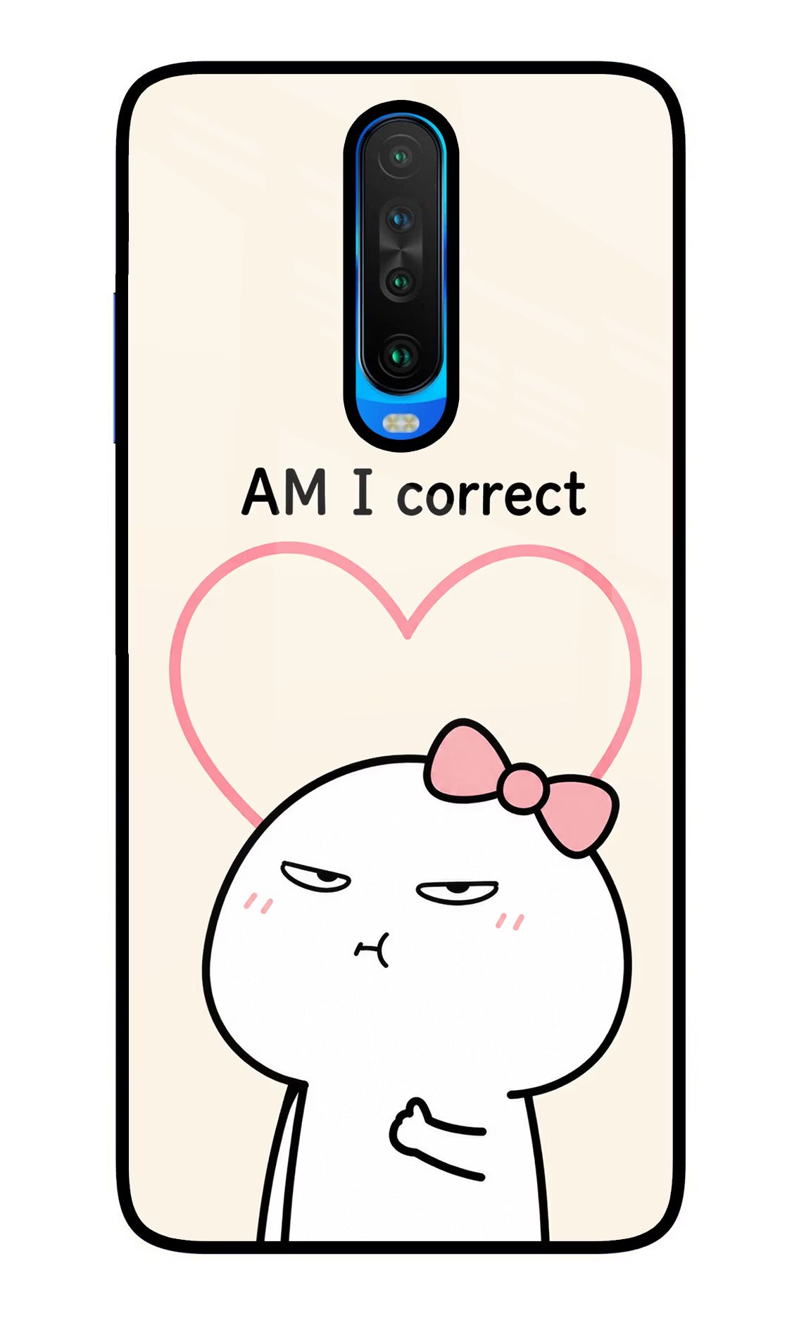 Always Right Poco X2 Glass Case