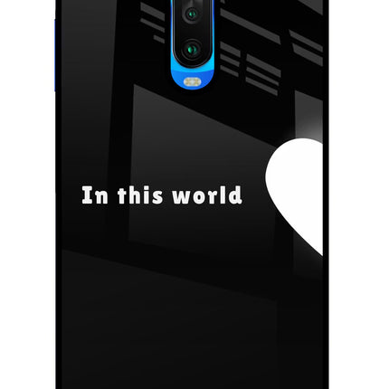 This World Poco X2 Glass Case