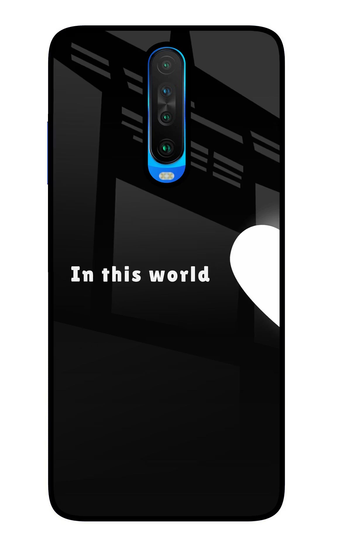 This World Poco X2 Glass Case