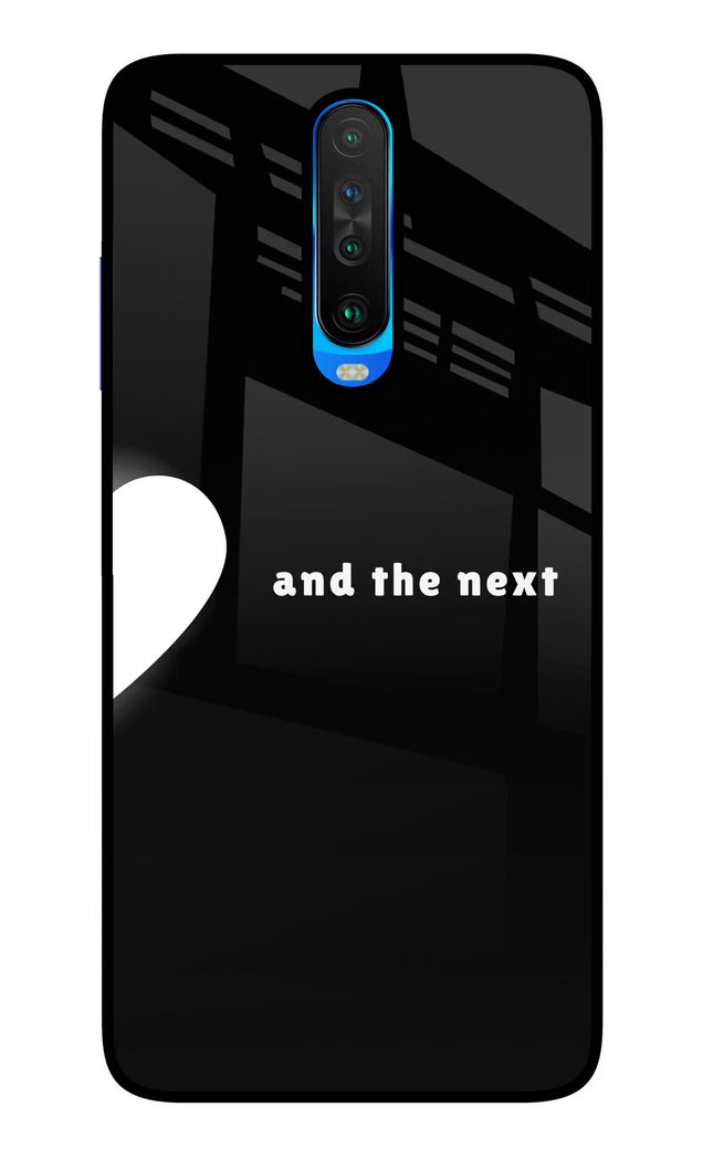 Next World Poco X2 Glass Case Back Cover by Casekaro