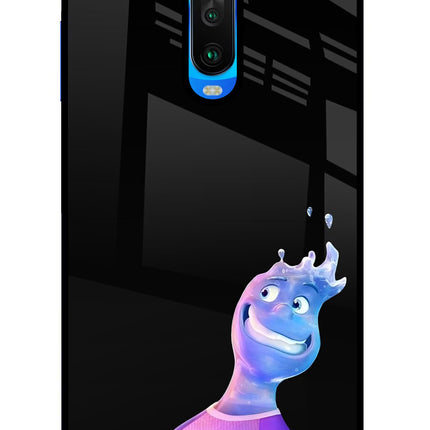 Wade Wave Poco X2 Glass Case Back Cover by Casekaro