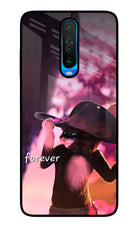 Forever Cat Poco X2 Glass Case