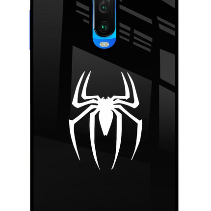 Miles Symbol Poco X2 Glass Case Back Cover by Casekaro