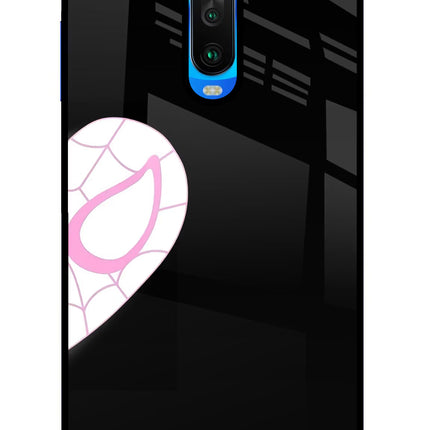 Gwen Mask Poco X2 Glass Case Back Cover by Casekaro