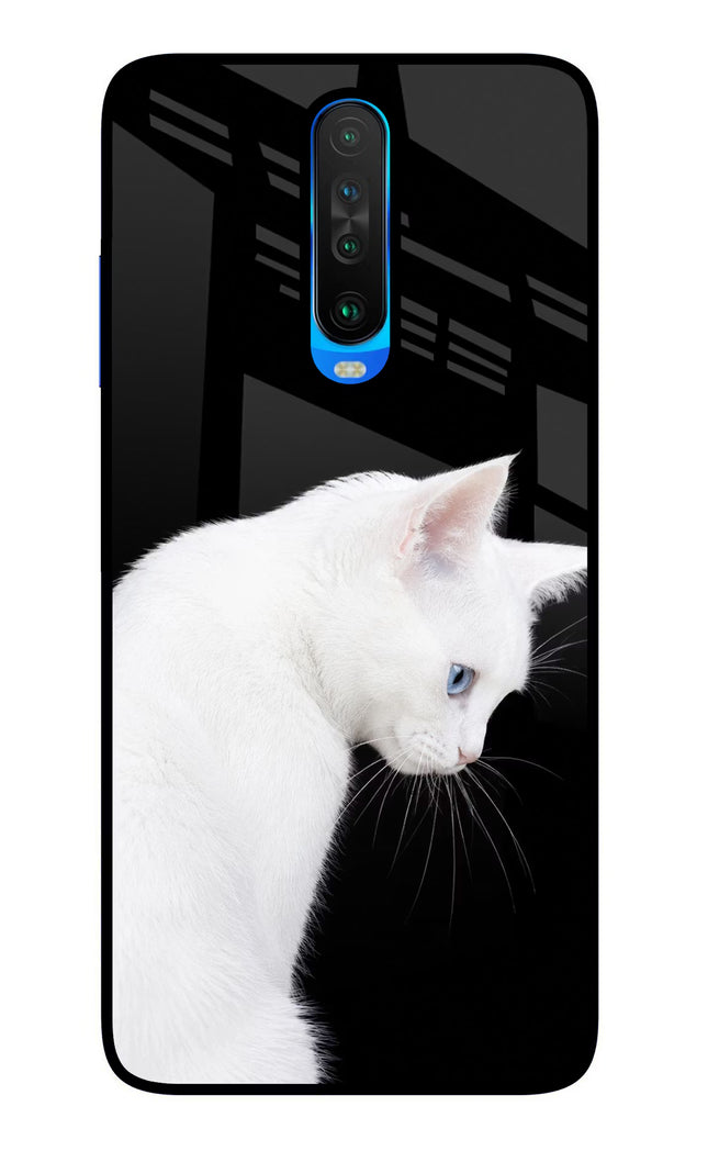 Snow Gaze Poco X2 Glass Case Back Cover by Casekaro