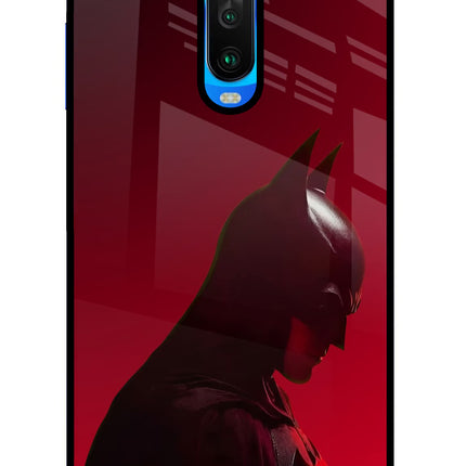 Dark Knight Poco X2 Glass Case Back Cover by Casekaro