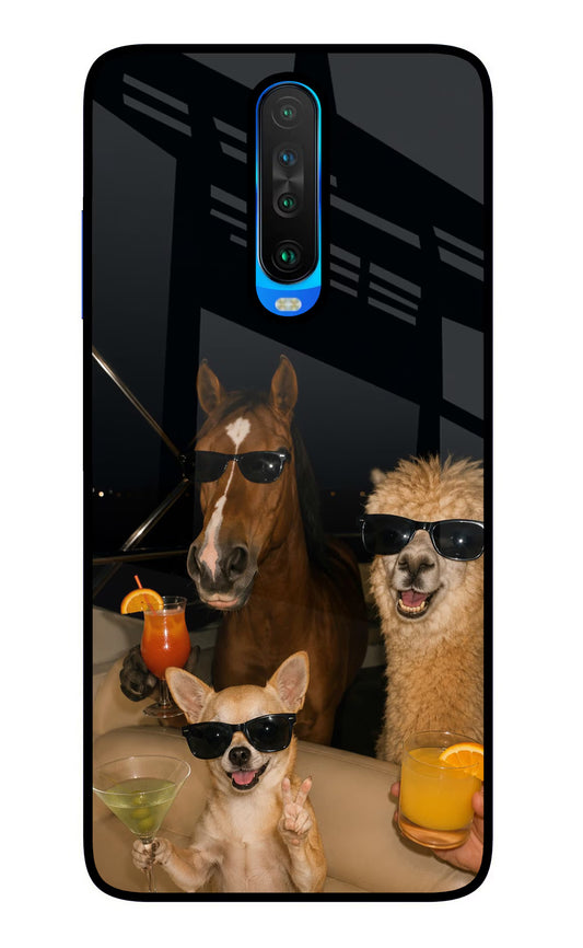 Party Squad Poco X2 Glass Case