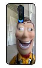 Side Eye Woody Poco X2 Glass Case