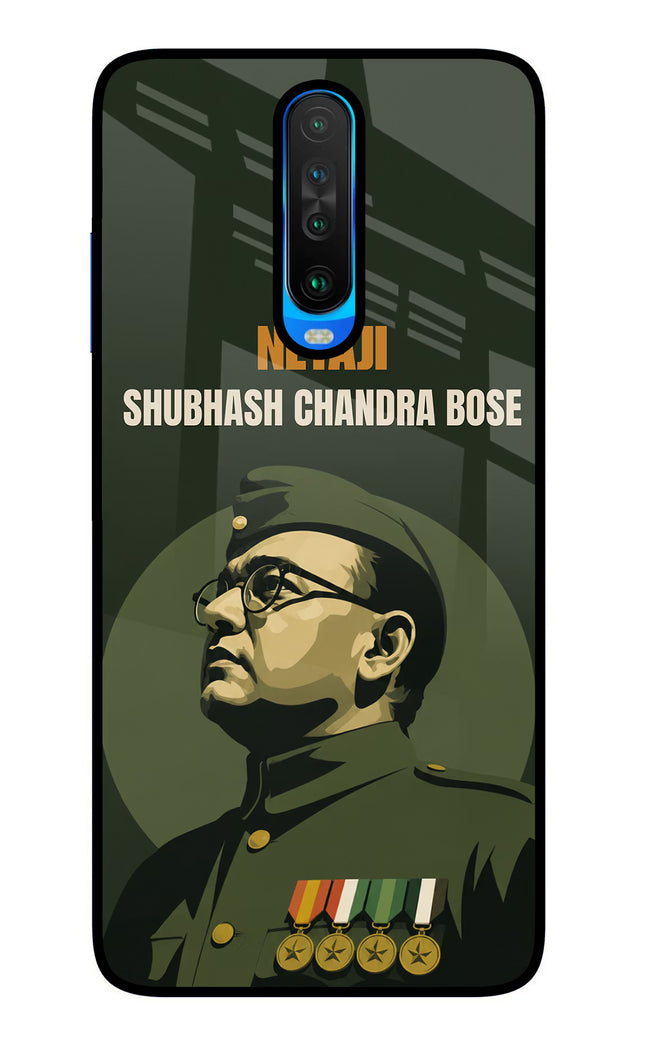 Netaji Legacy Poco X2 Glass Case