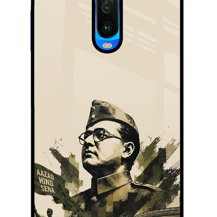 Netaji Rising Poco X2 Glass Case