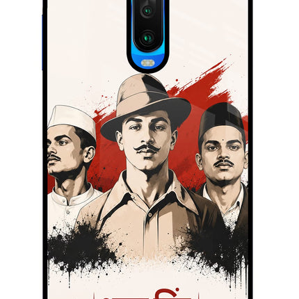 Sardar Patel Iron Will Poco X2 Glass Case