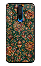 Green Pataka Poco X2 Glass Case