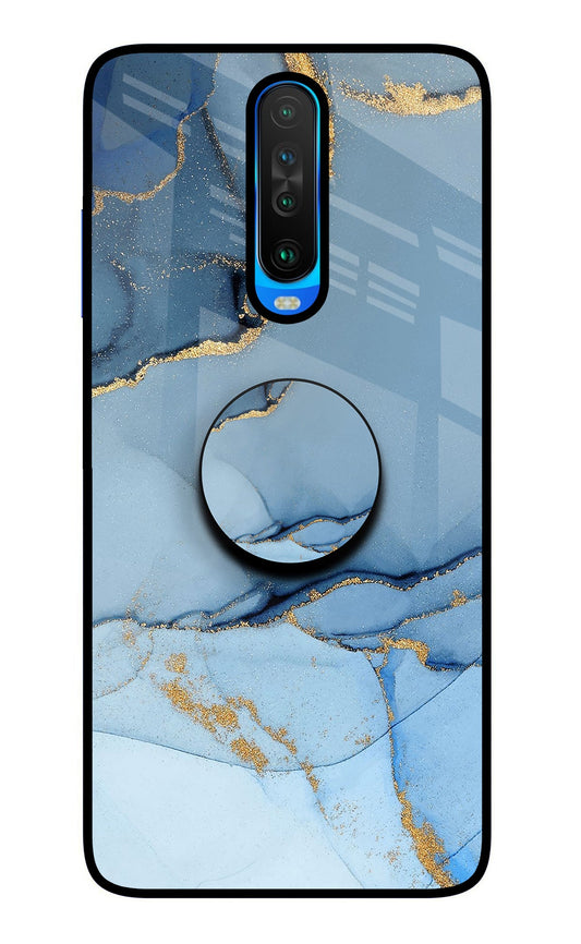 Blue Marble Poco X2 Glass Case