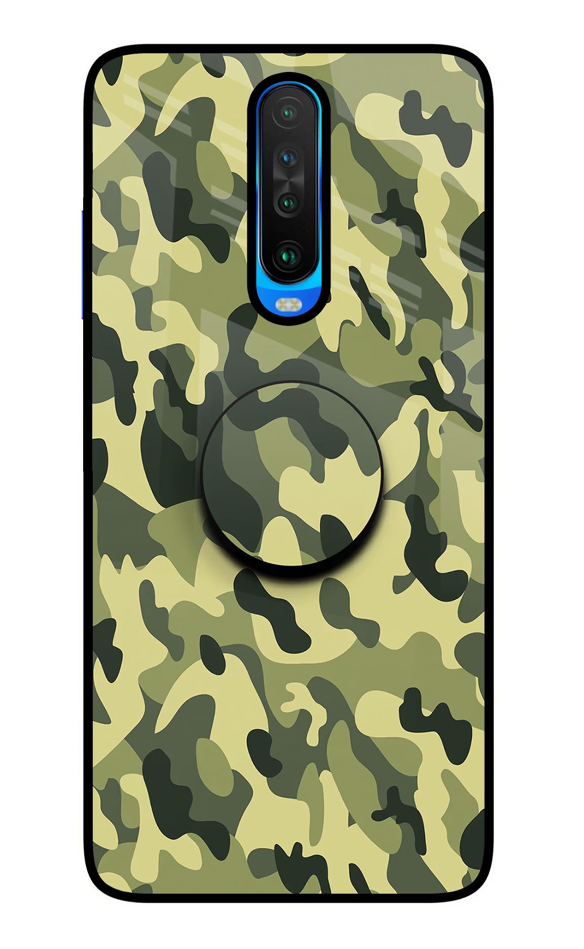 Camouflage Poco X2 Pop Case by Casekaro