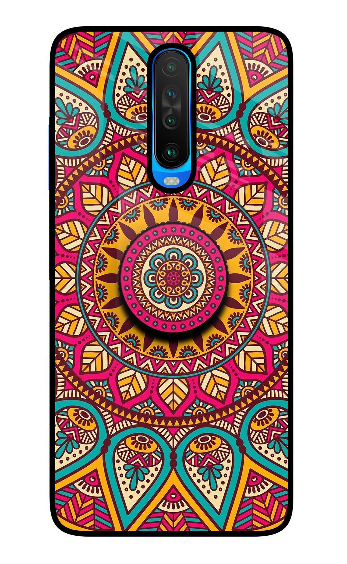 Mandala Poco X2 Glass Case