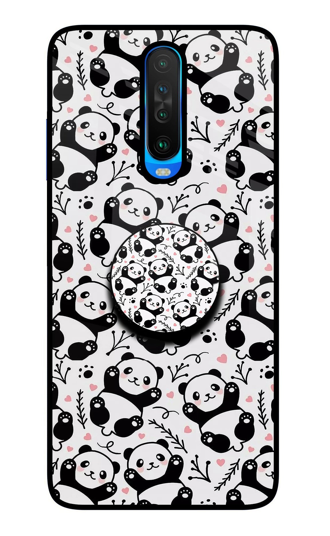 Cute Panda Poco X2 Pop Case