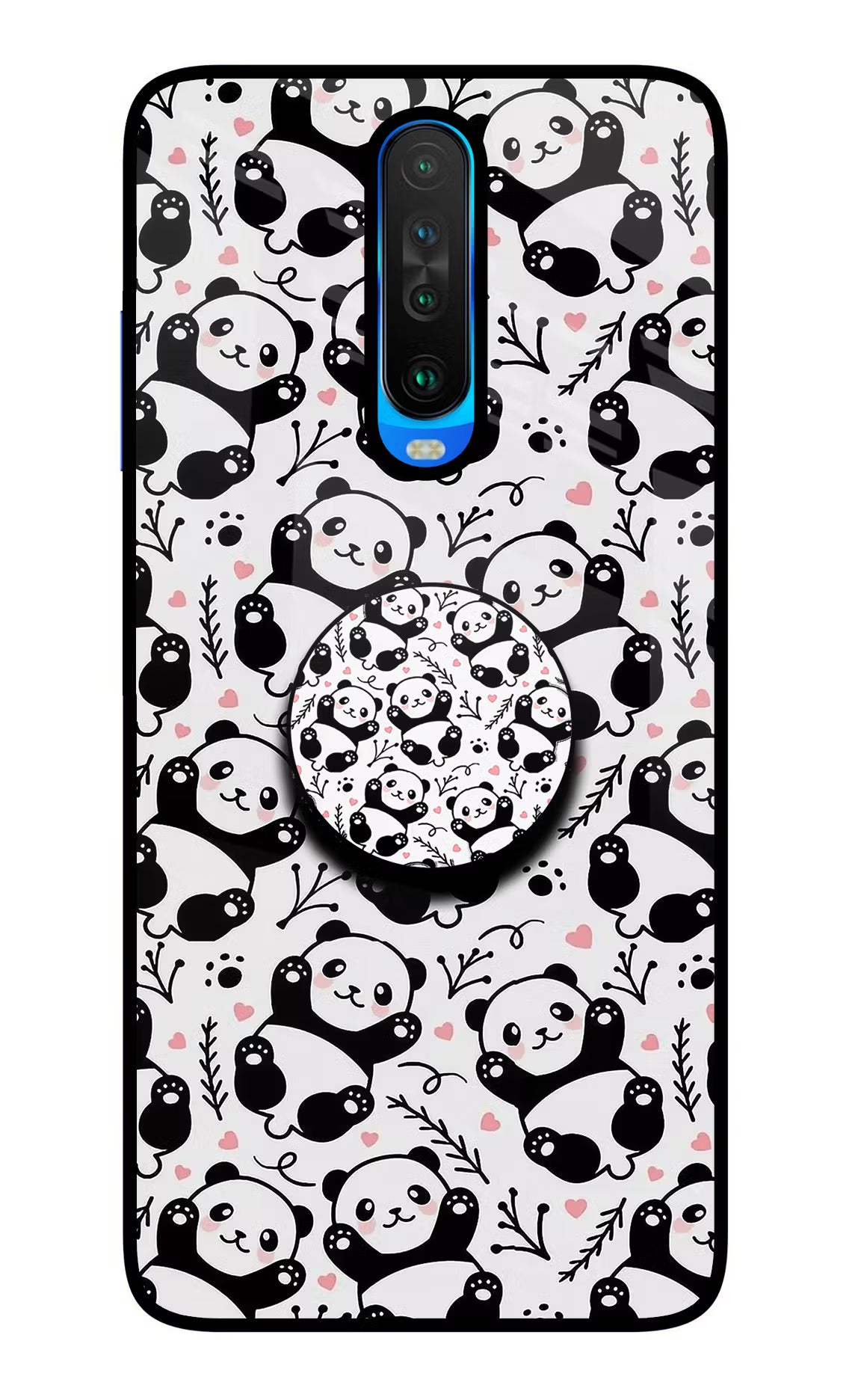 Cute Panda Poco X2 Pop Case by Casekaro