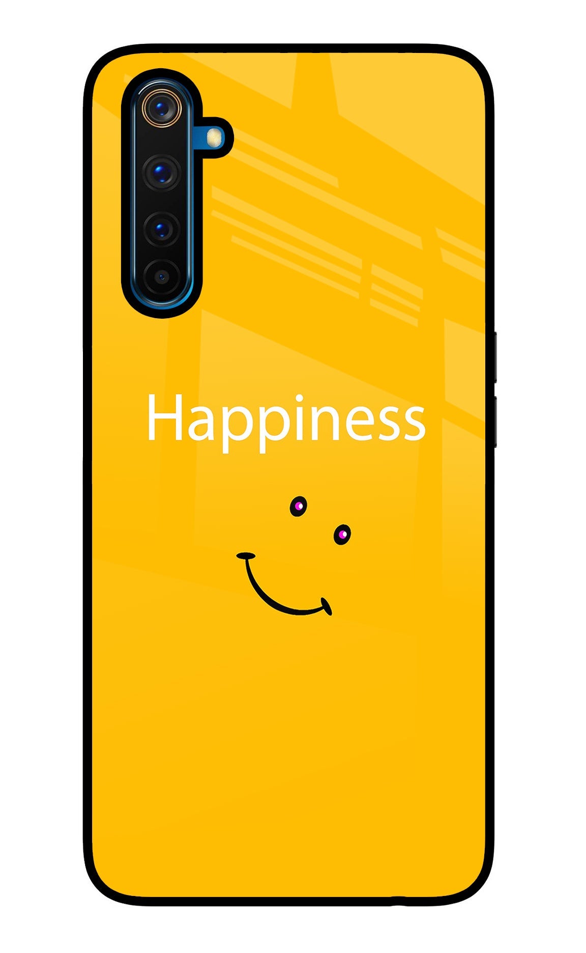 Happiness With Smiley Realme 6 Pro Glass Case