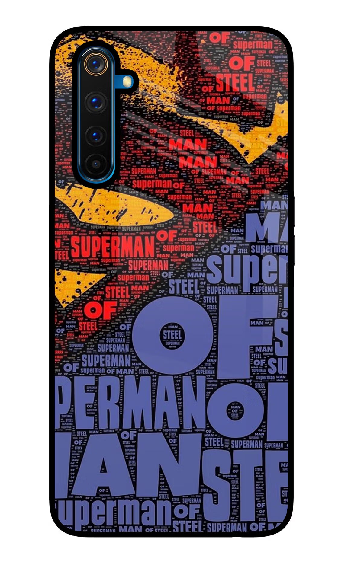 Superman Realme 6 Pro Glass Case Back Cover by Casekaro