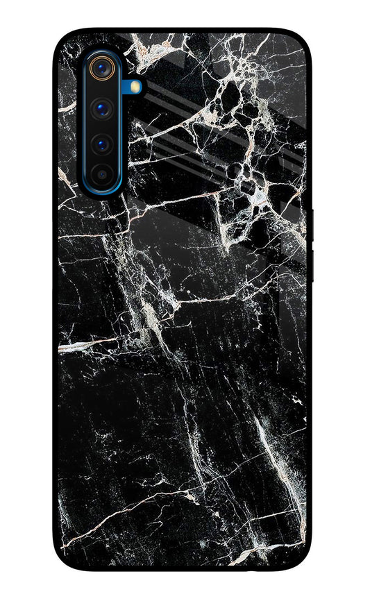 Black Marble Texture Realme 6 Pro Glass Case