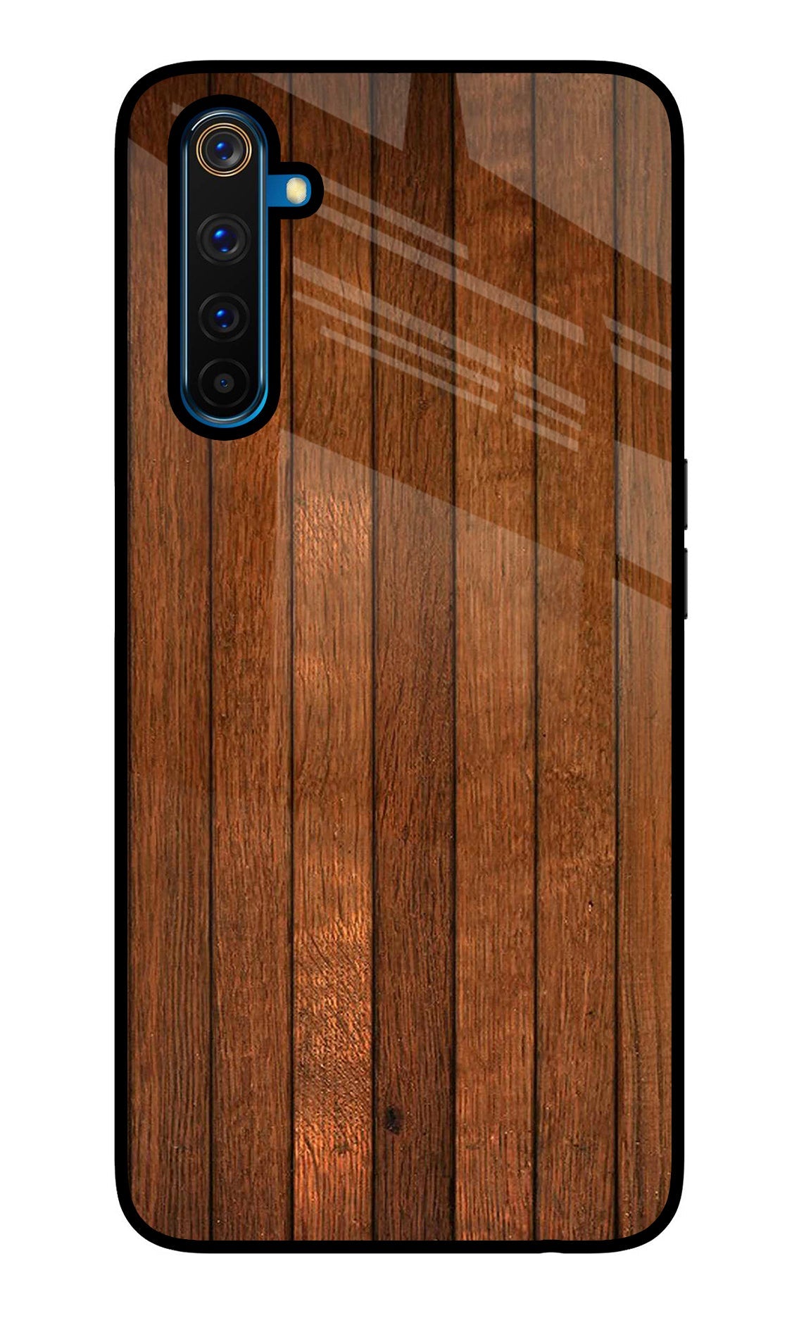 Wooden Artwork Bands Realme 6 Pro Back Cover