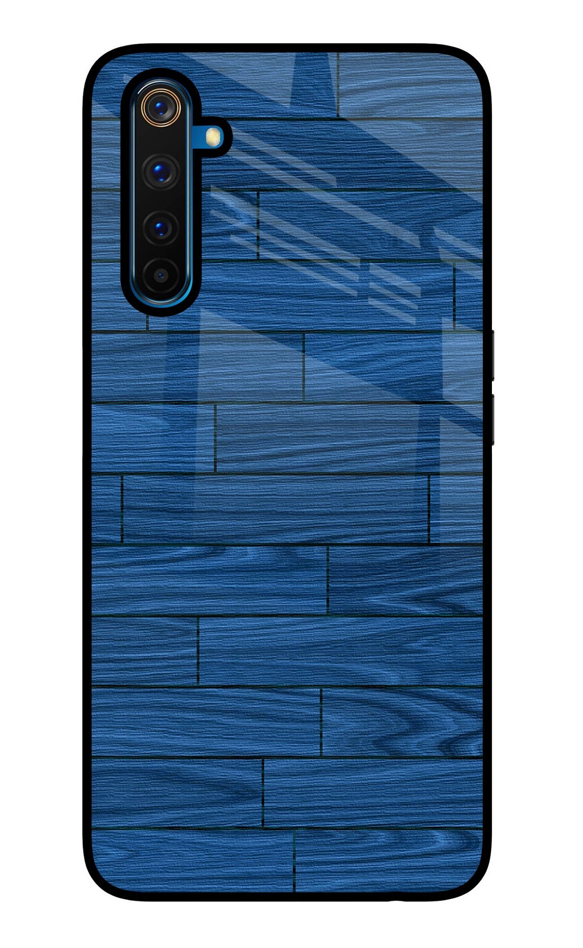 Wooden Texture Realme 6 Pro Glass Case