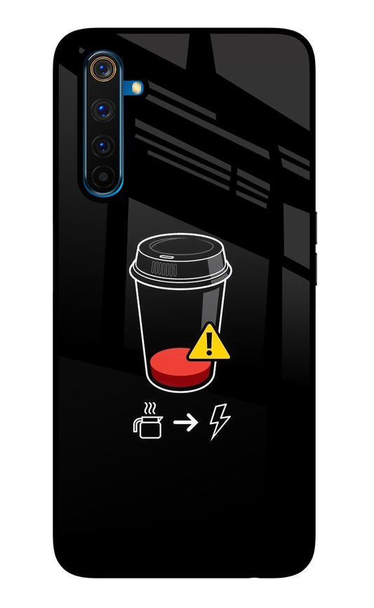 Coffee Realme 6 Pro Glass Case