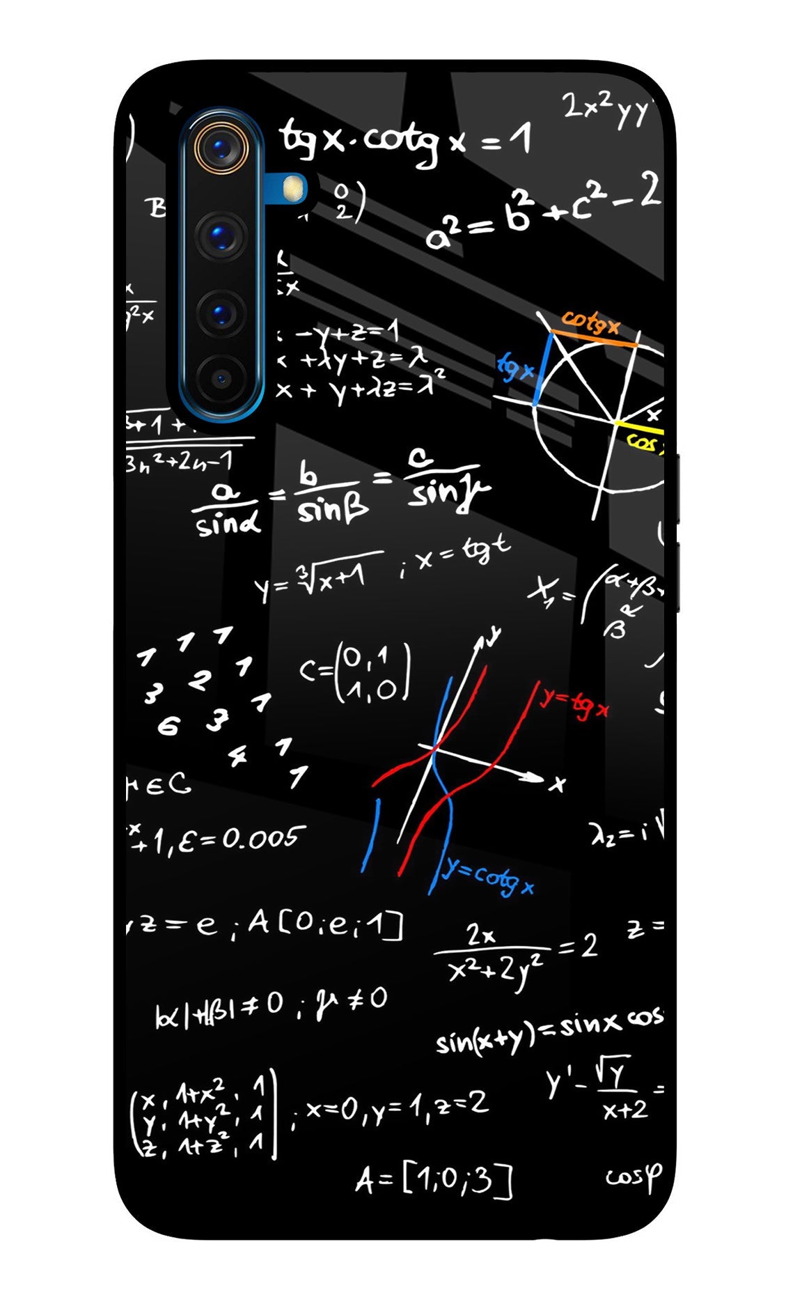 Mathematics Formula Realme 6 Pro Back Cover