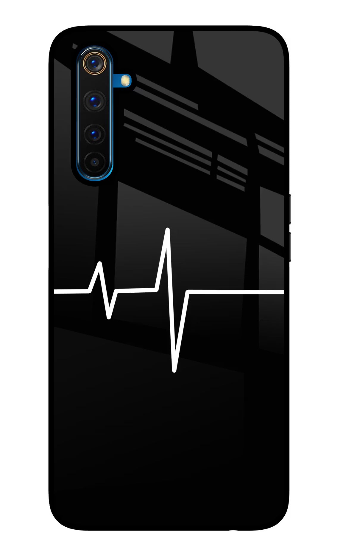 Heart Beats Realme 6 Pro Glass Case Back Cover by Casekaro