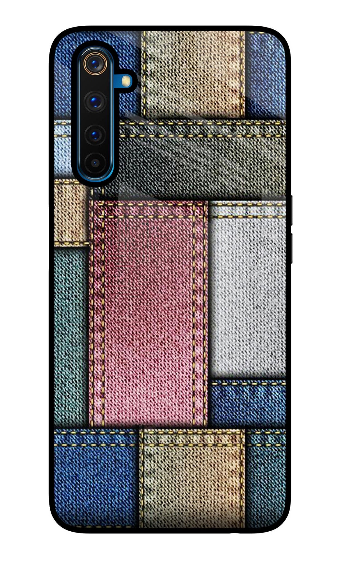 Multicolor Jeans Realme 6 Pro Back Cover