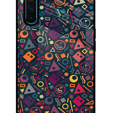 Geometric Abstract Realme 6 Pro Glass Case Back Cover by Casekaro