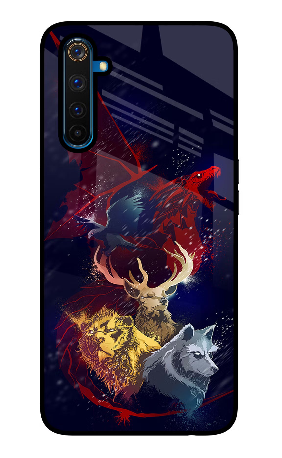 Game Of Thrones Realme 6 Pro Glass Case Back Cover by Casekaro