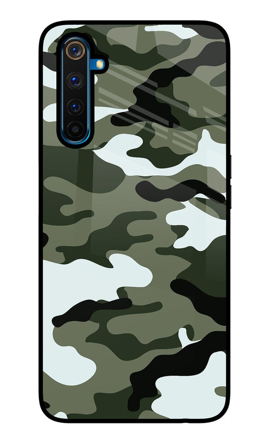 Camouflage Realme 6 Pro Glass Case