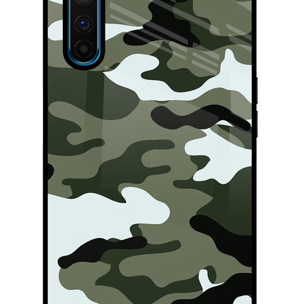 Camouflage Realme 6 Pro Glass Case Back Cover by Casekaro
