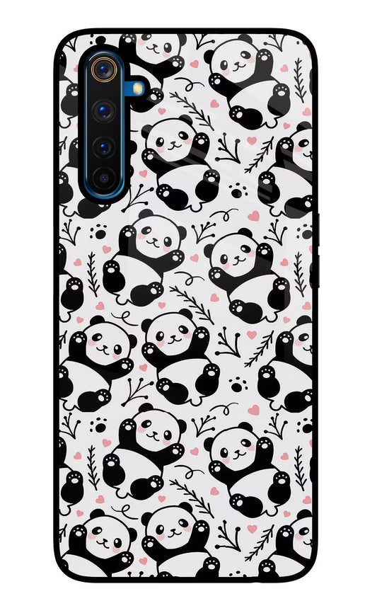 Cute Panda Realme 6 Pro Glass Case