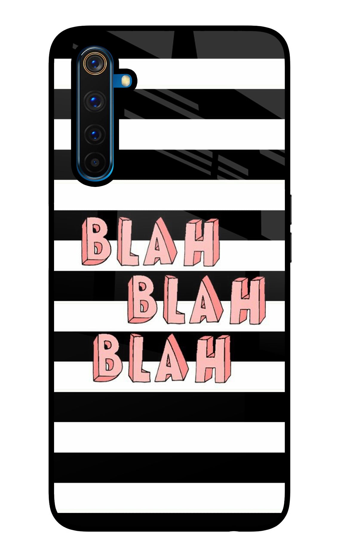 Blah Blah Blah Realme 6 Pro Back Cover