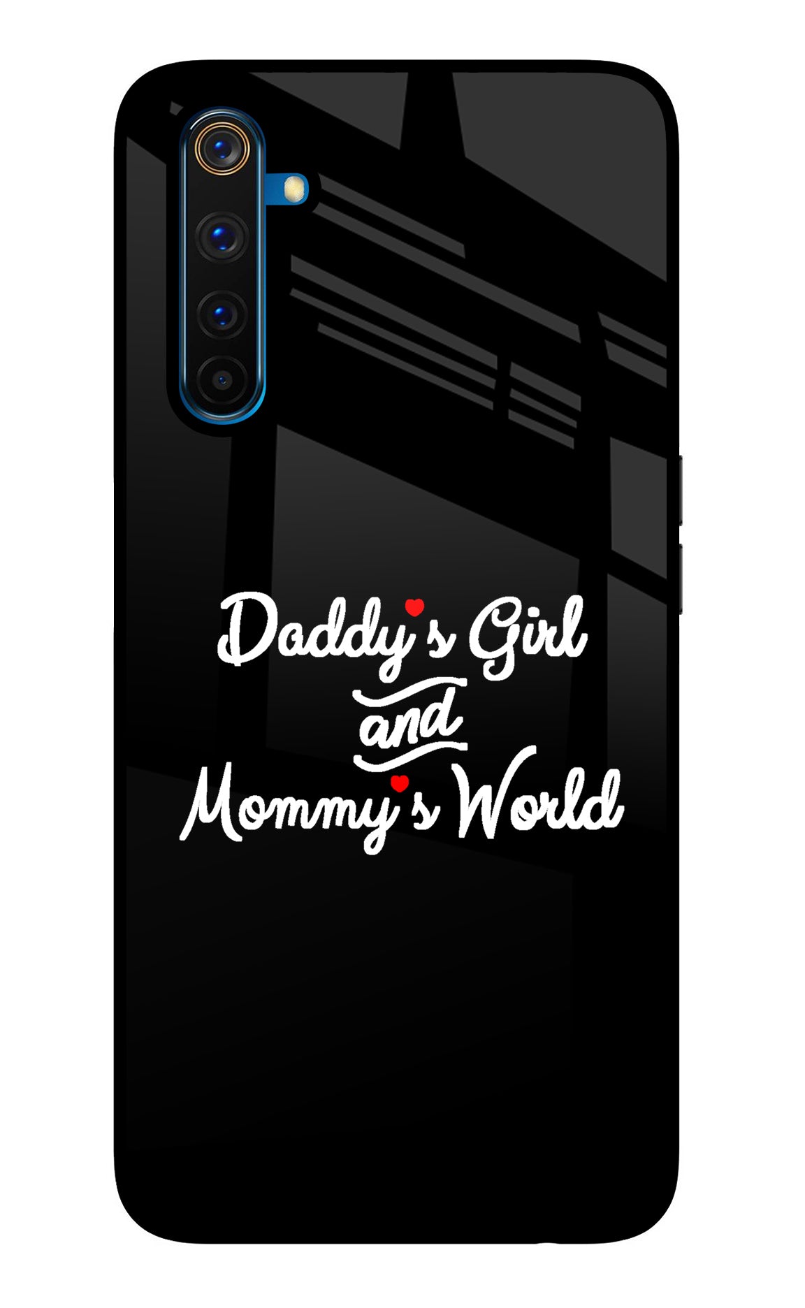 Daddy's Girl and Mommy's World Realme 6 Pro Glass Case