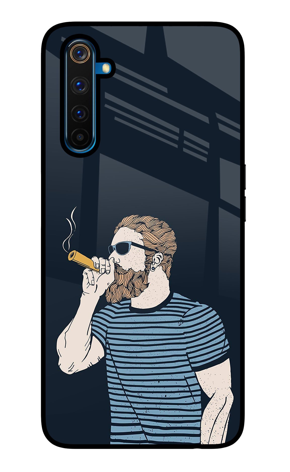 Smoking Realme 6 Pro Glass Case