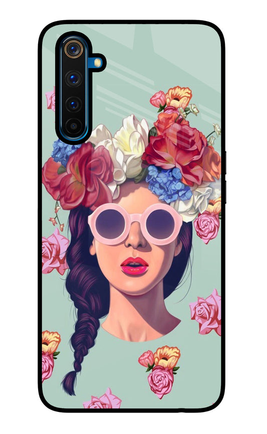 Pretty Girl Realme 6 Pro Glass Case